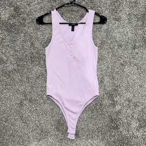 Lilac thong bodysuit